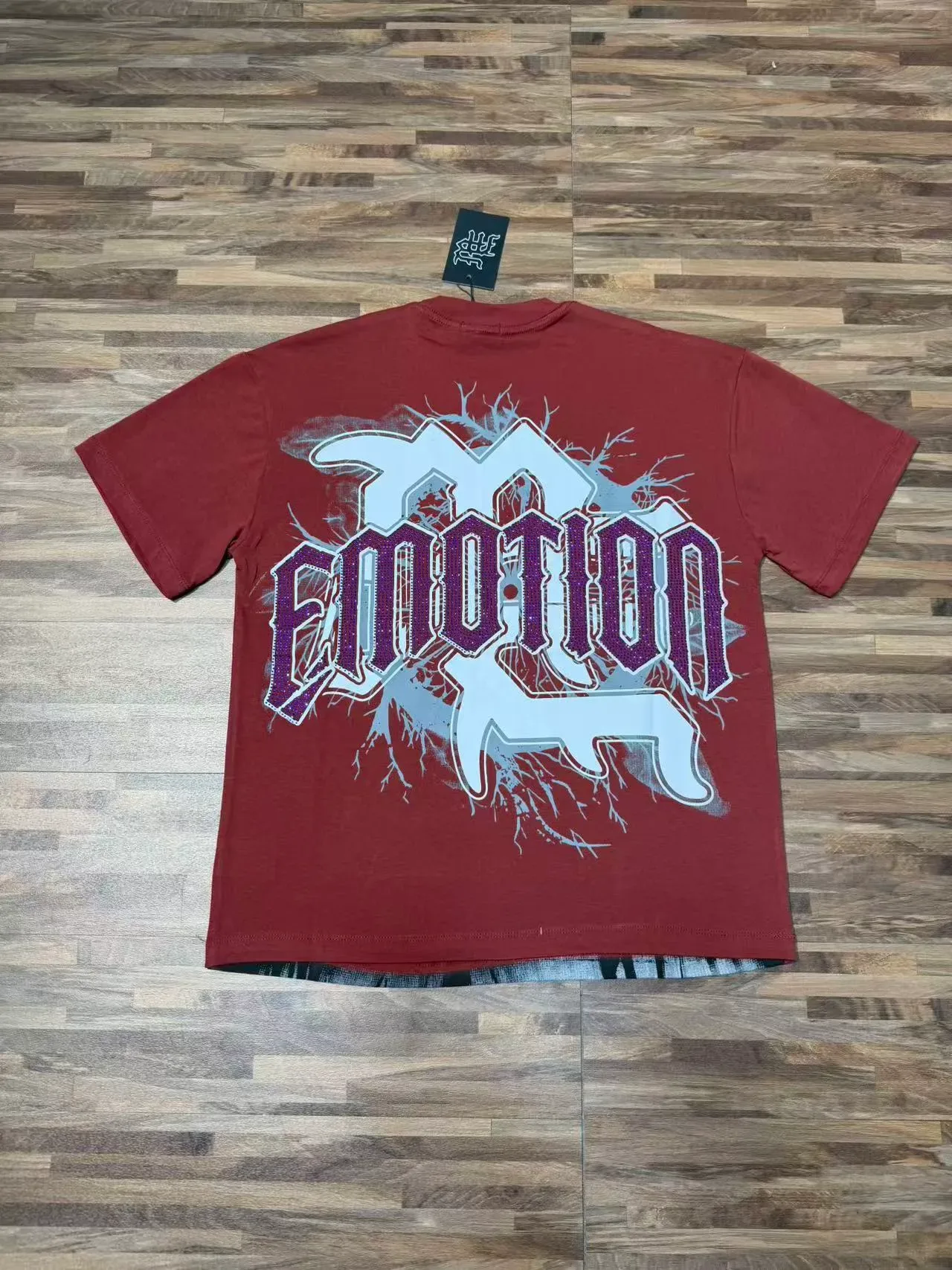 Mixed Emotion Emotion Graphic Rhinestone Angel T-Shirt 7