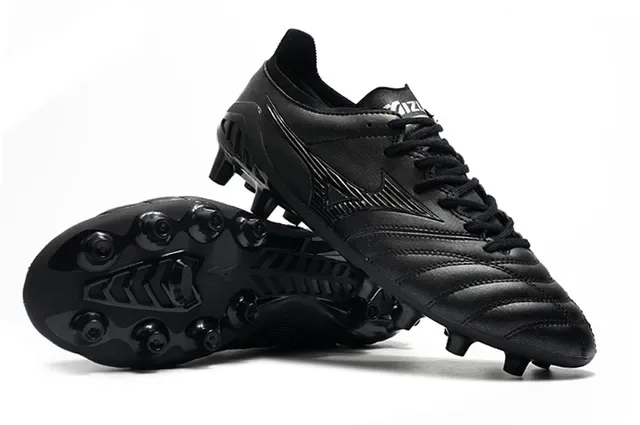 Mizuno Morelia Neo White Black Red Firm-Ground Soccer Shoes 10