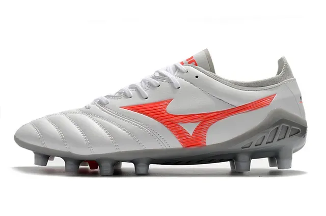 Mizuno Morelia Neo White Black Red Firm-Ground Soccer Shoes 21