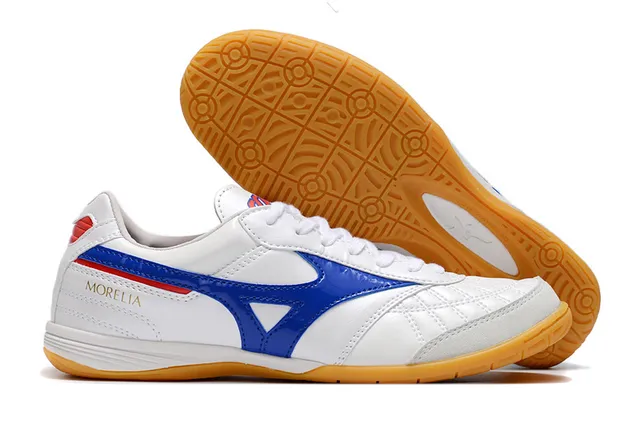 Mizuno Morelia Turquoise White Chaussures de football indoor 3