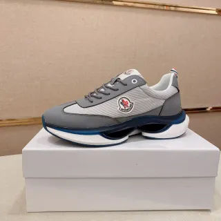 Moncler Lifestyle Sneaker Gray and Navy Chunky Sneakers