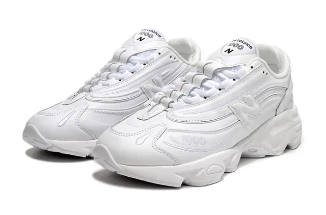 New Balance 1000 Sneakers Chunky Blanches 2