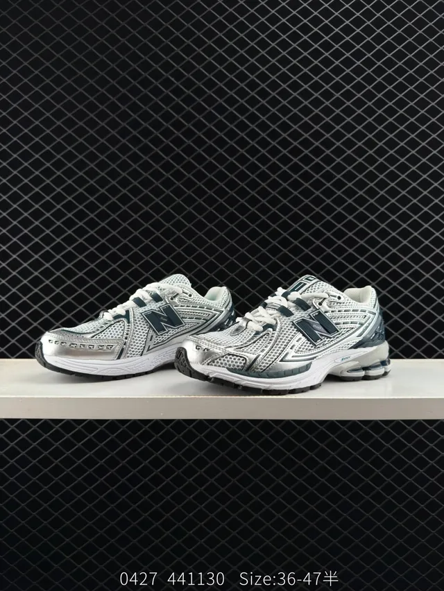 New Balance 1500 Chaussures de course blanches grises turquoise 3