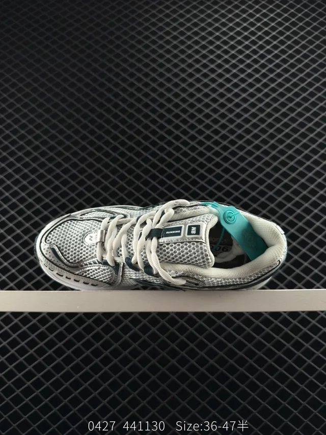 New Balance 1500 Chaussures de course blanches grises turquoise 5