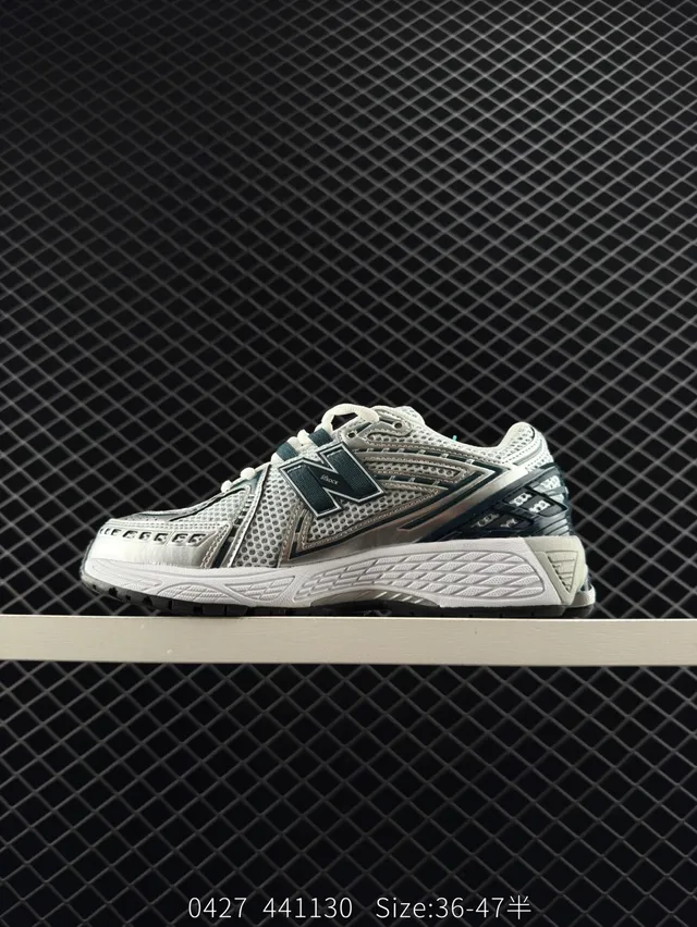 New Balance 1500 Chaussures de course blanches grises turquoise 6