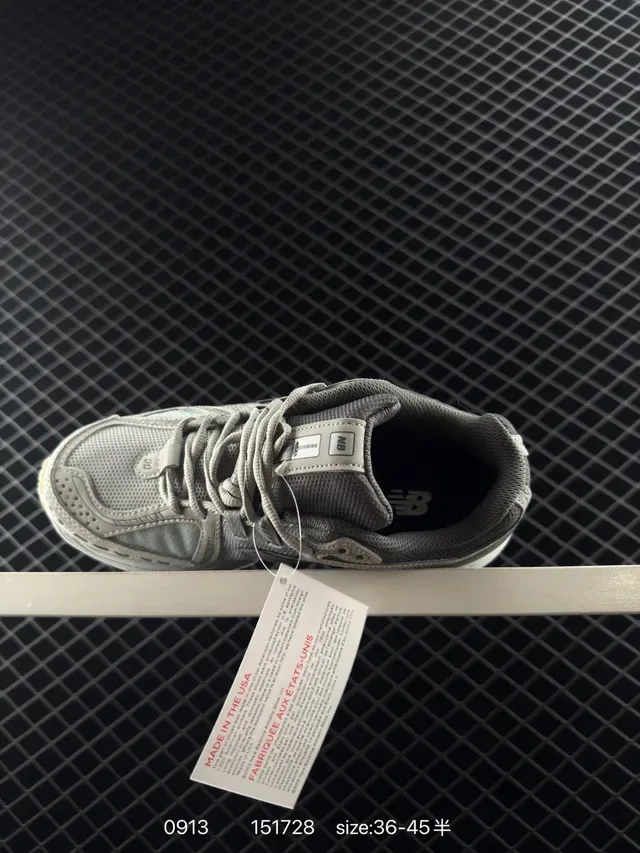 New Balance 1906R رمادي فاتح شبكي حذاء رياضي أسلوب حياة 5