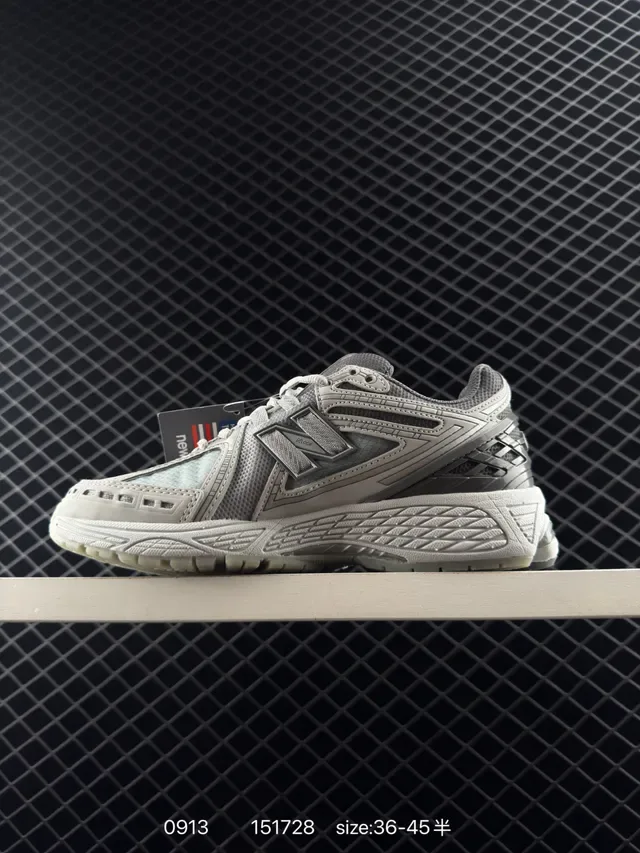New Balance 1906R رمادي فاتح شبكي حذاء رياضي أسلوب حياة 6