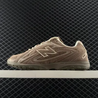 New Balance 204 Series Brown Beige Suede Upper Multi-Layer Sole Chunky Sneakers