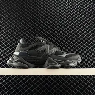 New Balance 523 黑色 雕塑鞋底 网布和合成覆盖 厚底运动鞋