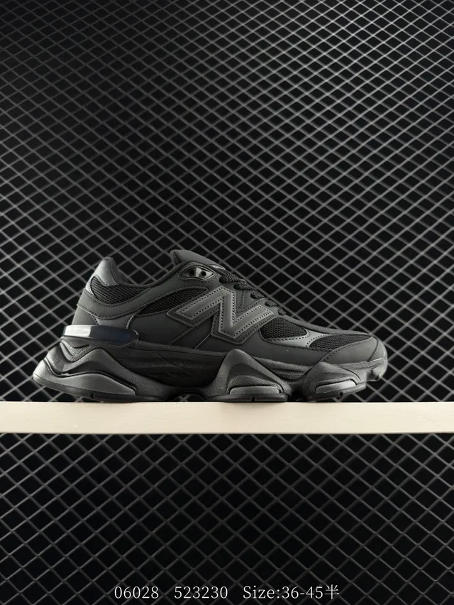 New Balance 523 Noir Semelle Sculptée Maille Et Superpositions Synthétiques Basket Chunky 6