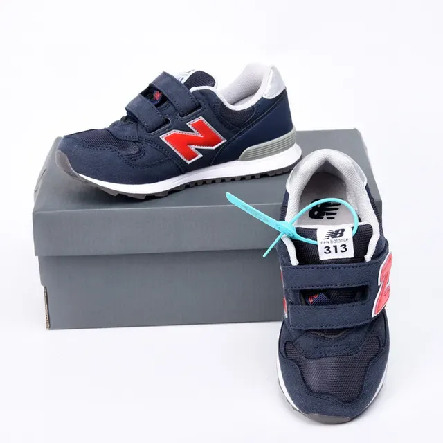 New Balance 574 Argent Métallique Velcro Sangle Chaussures Lifestyle 6