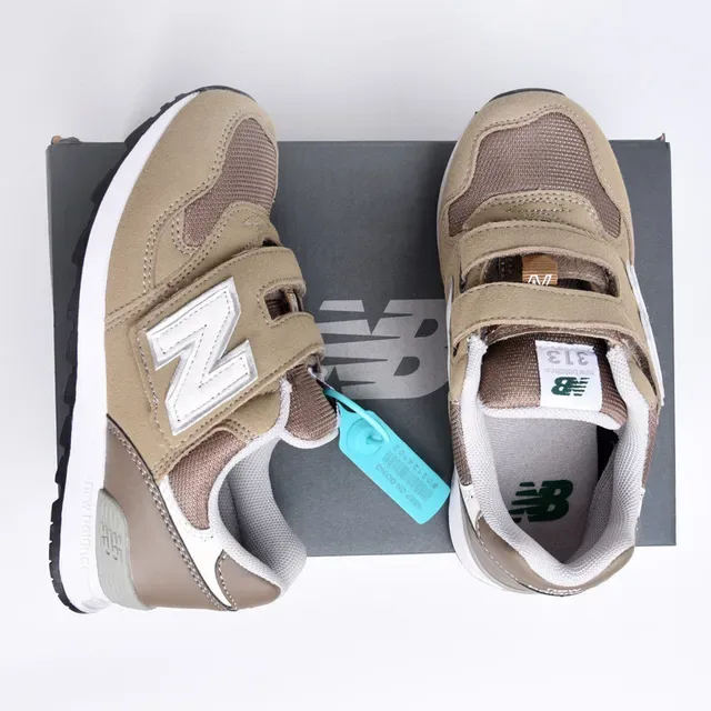 New Balance 574 Argent Métallique Velcro Sangle Chaussures Lifestyle 14