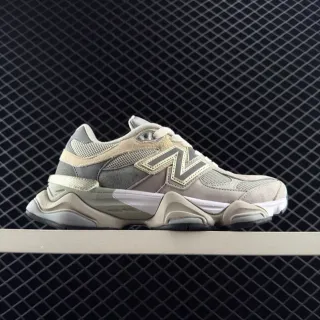 New Balance 9060 米色灰色厚底鞋