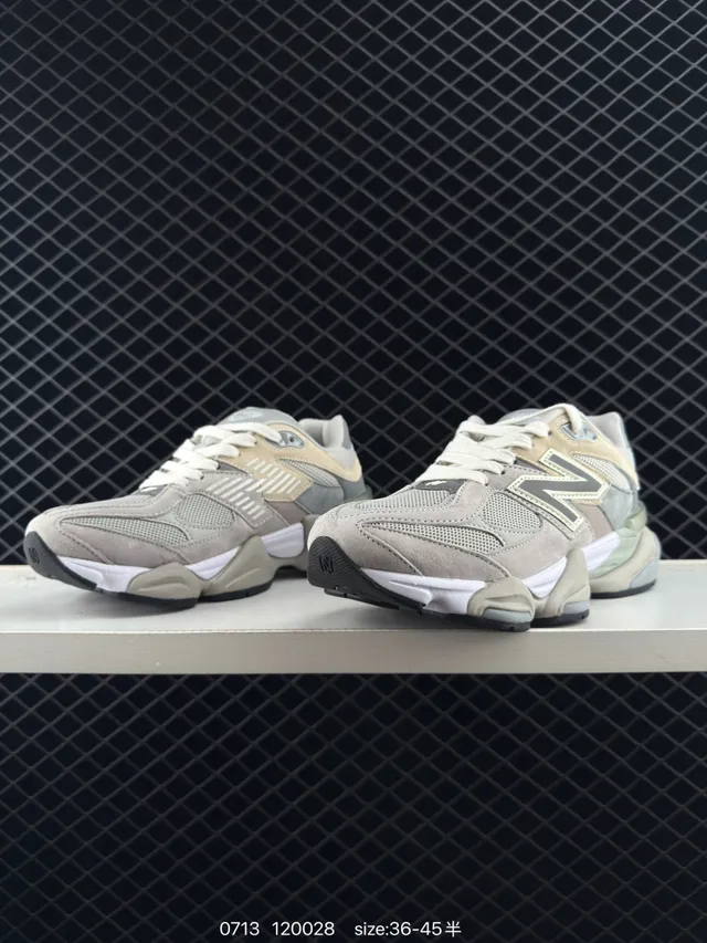 New Balance 9060 Sneakers chunky beige gris 6