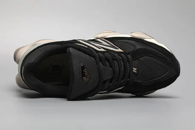 New Balance 9060 Black and Cream Lifestyle Sneakers 7