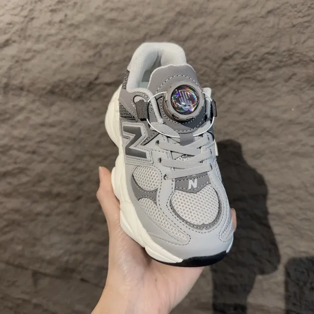 New Balance 9060 أسود رمادي كعب BOA إغلاق بالدوارة حذاء رياضي سميك 10