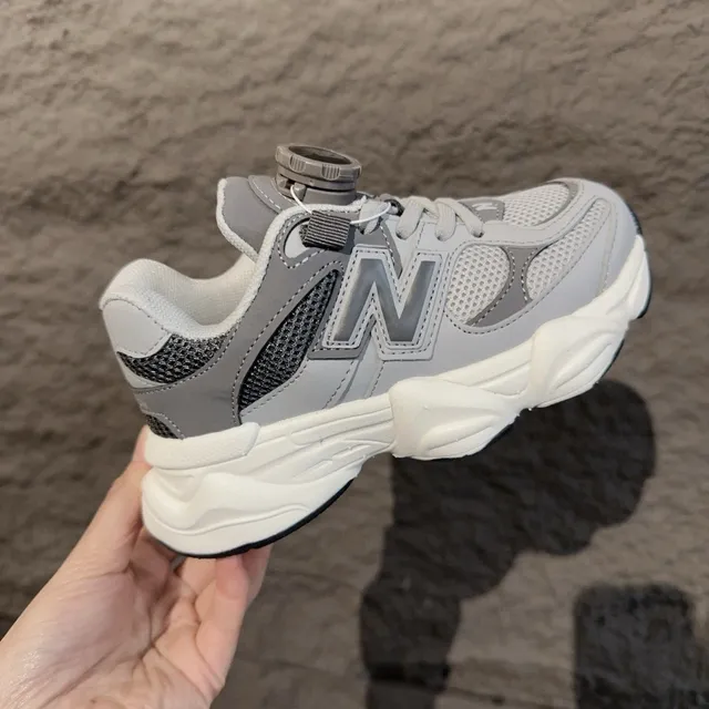New Balance 9060 أسود رمادي كعب BOA إغلاق بالدوارة حذاء رياضي سميك 12