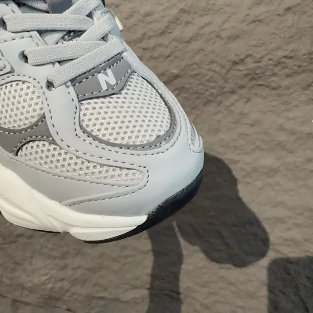 New Balance 9060 أسود رمادي كعب BOA إغلاق بالدوارة حذاء رياضي سميك 13