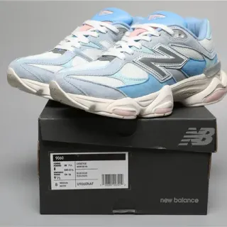 New Balance 9060 Blue and Pink Lifestyle Sneakers