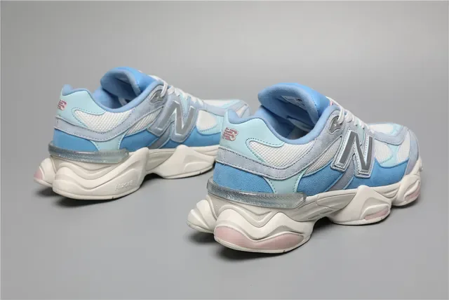 New Balance 9060 حذاء أسلوب الحياة أزرق وردي 3
