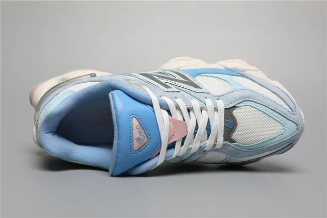 New Balance 9060 حذاء أسلوب الحياة أزرق وردي 7