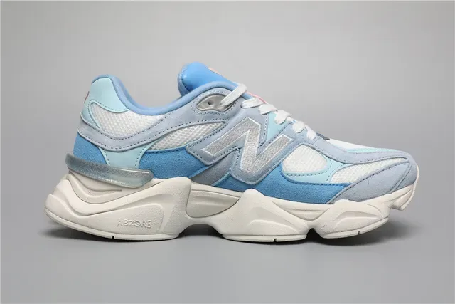 New Balance 9060 حذاء أسلوب الحياة أزرق وردي 8