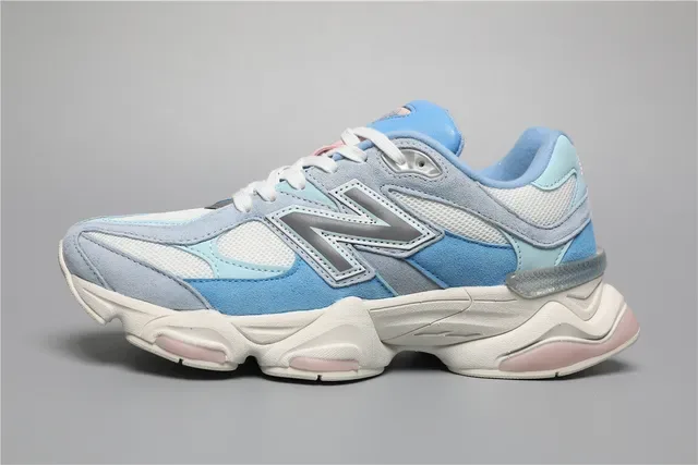 New Balance 9060 حذاء أسلوب الحياة أزرق وردي 9