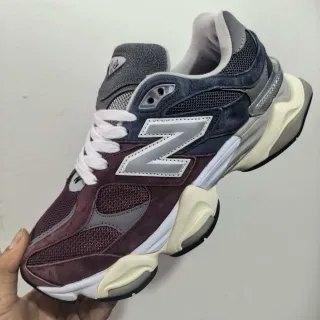 New Balance 9060 بوردو بحري كريم أحذية رياضية سميكة