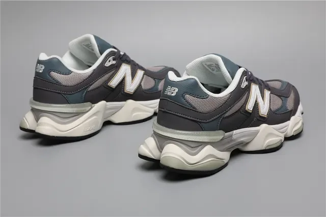 New Balance 9060 Gray Teal White حذاء أسلوب حياة 3