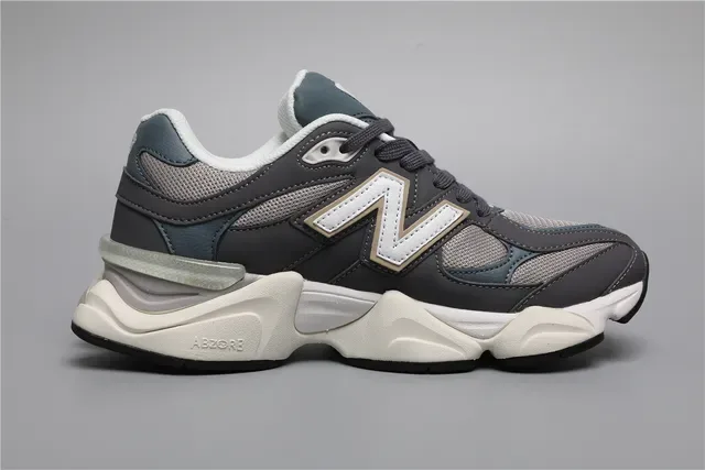 New Balance 9060 Gray Teal White حذاء أسلوب حياة 8