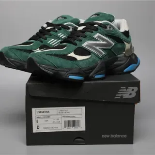 New Balance 9060 Green Black White Lifestyle Sneakers