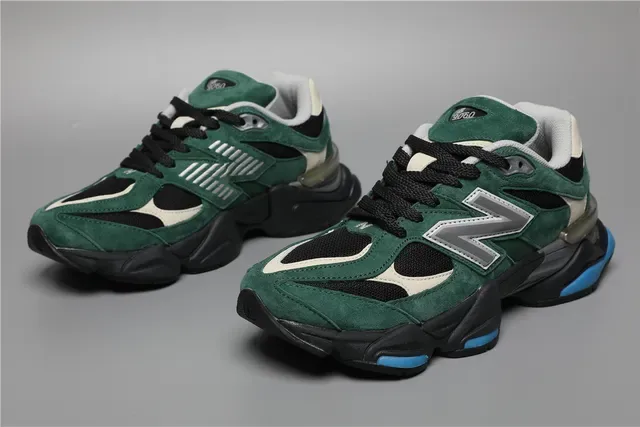 New Balance 9060 أخضر أسود أبيض أحذية رياضية للأسلوب الحياة 5