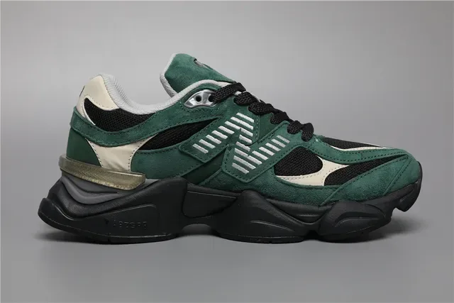 New Balance 9060 أخضر أسود أبيض أحذية رياضية للأسلوب الحياة 8
