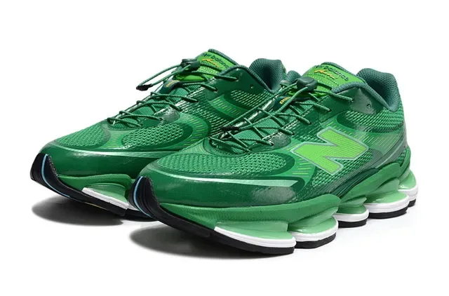 New Balance 9060 Zapatillas lifestyle de malla verde 2