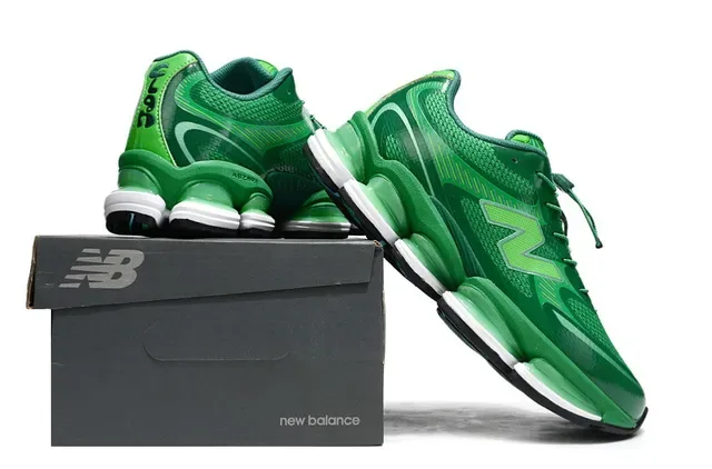 New Balance 9060 Zapatillas lifestyle de malla verde 6