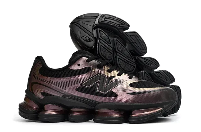 New Balance 9060 Tênis Lifestyle Iridescente Roxo Preto 4