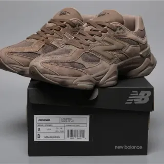 New Balance 9060 Monochromatic Brown Lifestyle Sneakers