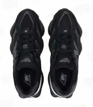 New Balance Sneakers Chunky Noir Monochrome Semelle Sculptée 3