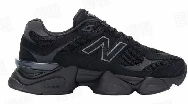 New Balance Sneakers Chunky Noir Monochrome Semelle Sculptée 4