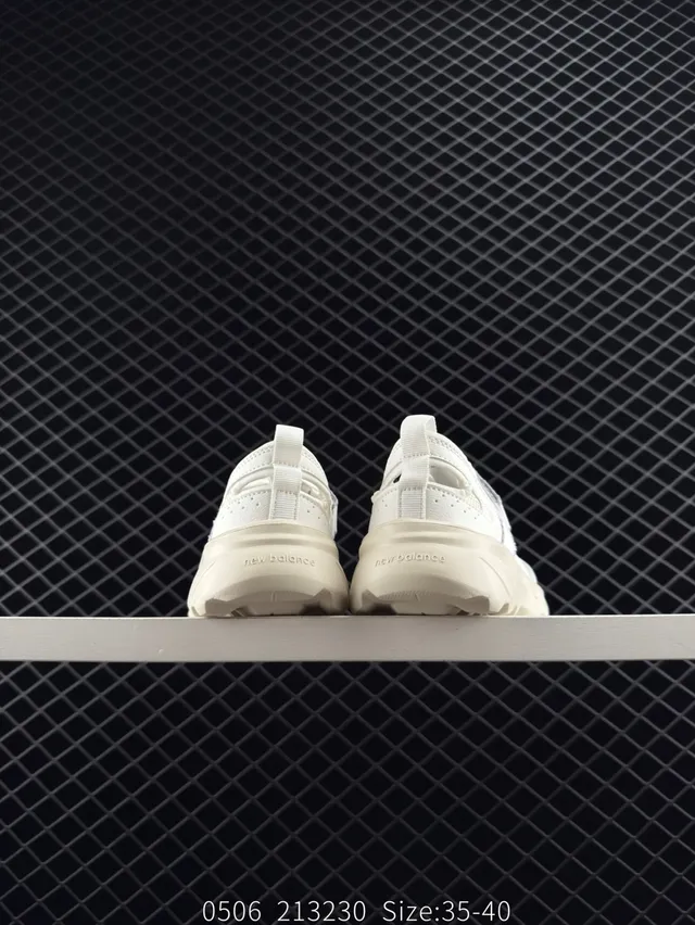 Chaussures Mary Jane New Balance Breeze semelle chunky blanche 4
