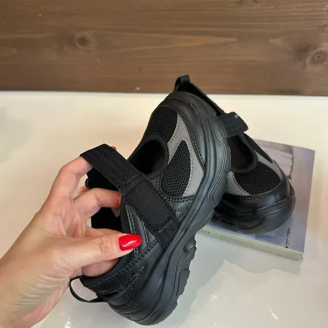 New Balance Enfants Mary Jane Sangle Maille Style de vie Sneakers 14