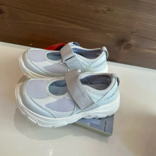 New Balance Enfants Mary Jane Sangle Maille Style de vie Sneakers 19