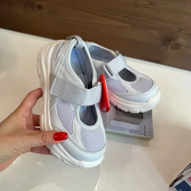 New Balance Enfants Mary Jane Sangle Maille Style de vie Sneakers 20