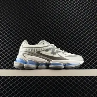 New Balance M2000 Gray and Blue Chunky Sneakers