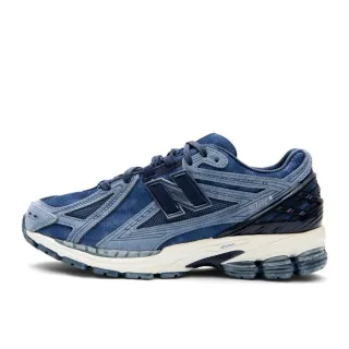 New Balance Navy Blue Layered Mesh And Suede Upper Cage-Style Structural Overlays Running Shoes