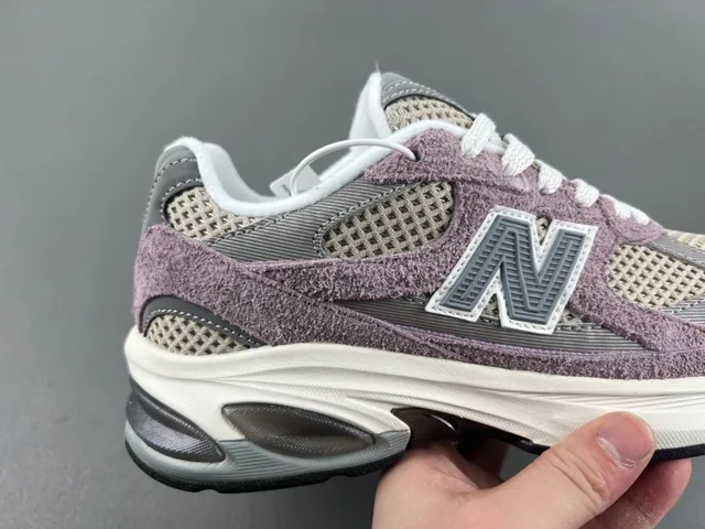 New Balance Chaussures Chunky Violet Beige Mediasole Ante et Maille 2