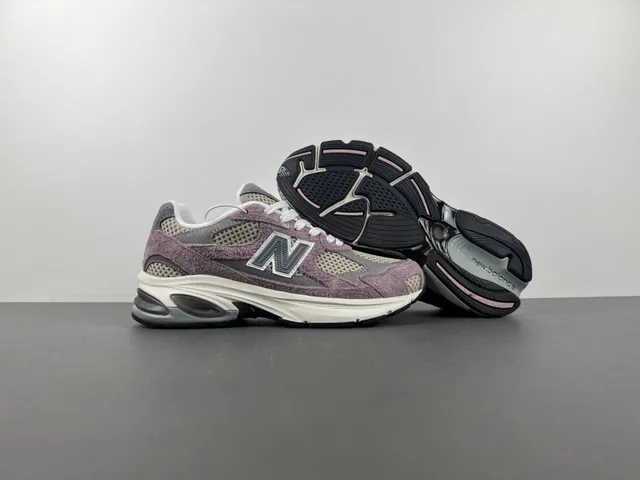 New Balance Chaussures Chunky Violet Beige Mediasole Ante et Maille 12