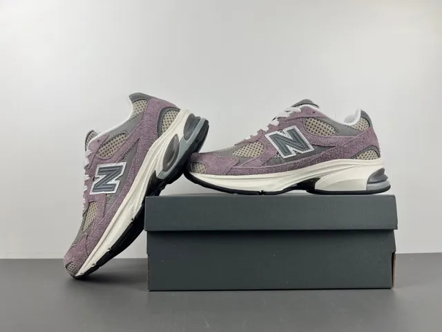 New Balance Chaussures Chunky Violet Beige Mediasole Ante et Maille 14