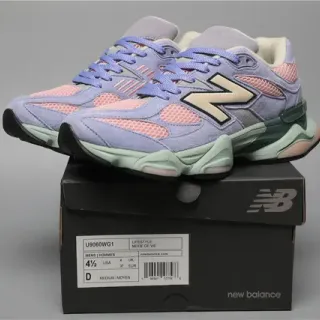 New Balance Purple Pink Chunky Sculpted Midsole Mesh And Suede Panel Construction Lifestyle Sneakers
