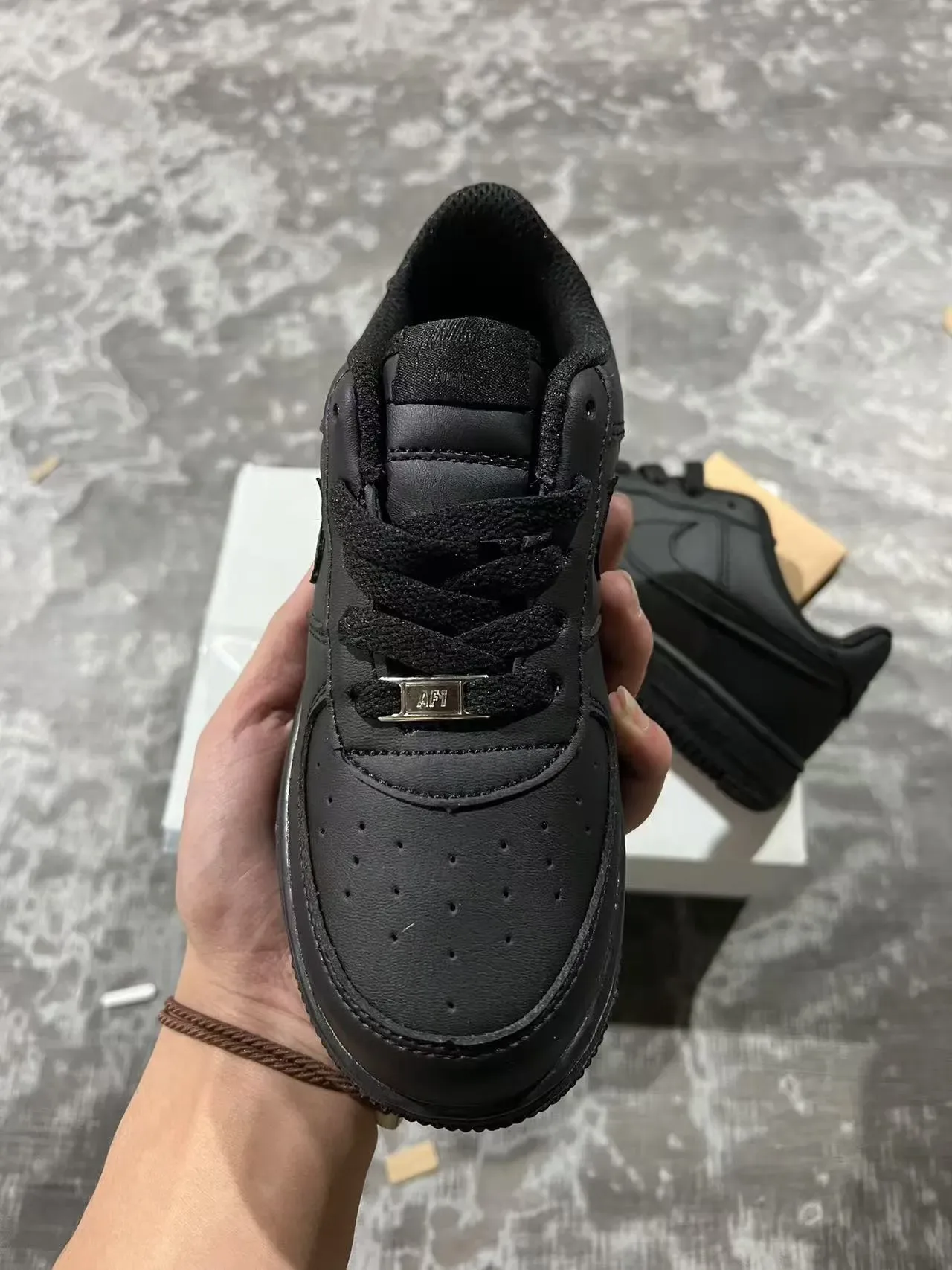 Nike Air Force 1 Black Lifestyle Sneakers 3